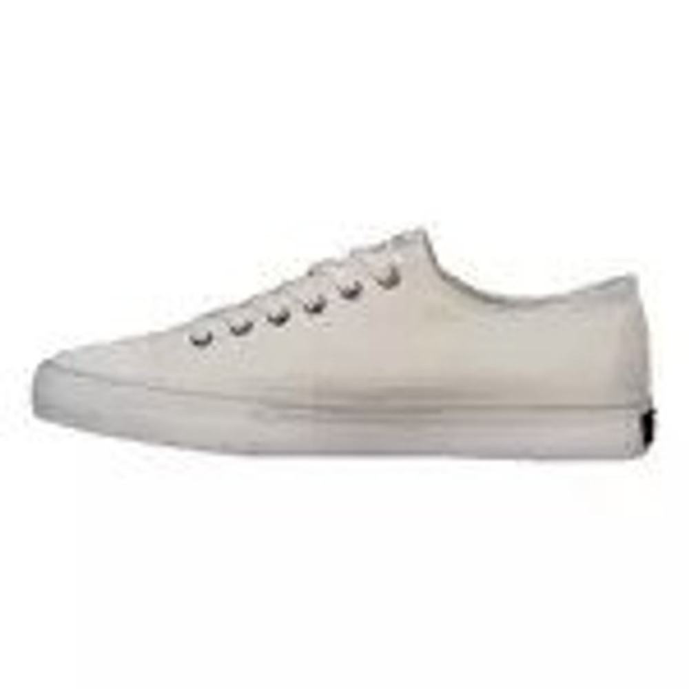 Ben Sherman Mens Hadley Lo Casual Sneakers White Glacier Canvas Shoes Size 12 D
